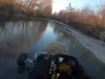 Go Karting On Ice Is Fun
