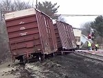 Great Vantage For A Train Derailment
