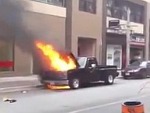 Guys Beautiful Restored Truck Goes Up In Flames
