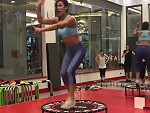 Gym Instructor Has A Lot Of Bounce In Her
