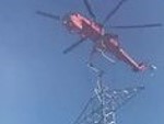 Helicopter Powerline Tower Install Is Awesome
