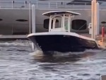 Heroically Saves A Runaway Boat

