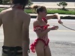 Homeless Troupe Put On A Pretty Disturbing Public Performance