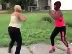 Hoodrat's Fighting In The Street
