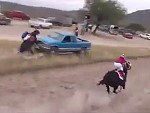 Horse Rides Right Into An Obstacle During Race
