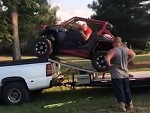 How Not To Unload An ATV
