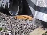 How They Get A Derailed Train Back On Track

