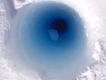 Ice Hole Is Deep And Mysterious
