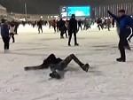 Ice Skating Backflip Like This
