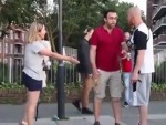 Idiot Gets Into A Fight With Four Big Dudes
