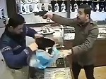 Idiot Robber Is Quickly And Easily Disarmed

