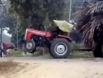 Idiots Tear Their Tractor Literally In Half
