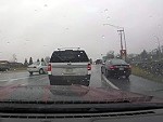 Impatient Driver Gets Some Sweet Sweet Karma
