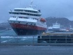 Impressive Cruise Ship Docking During A Fierce Storm
