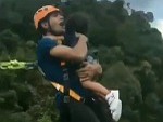 Incredibly Stupid Dad Takes His Daughter For A Bungee

