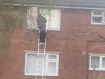Isn't At Home On A Ladder

