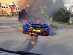 Just A McLaren Burning In The Street
