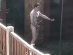 Just The Neighbour Wanking In The Backyard Again
