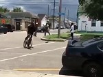 Karma Quickly Takes Care Of A Violent Bike Thief
