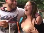 Kind Of A Cringey Titty Grab
