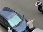 Knife Guy Shot By Police In Frankfurt

