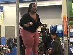 Large Woman Causes A Spectacle At Walmart
