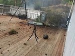 Lightning Strikes Unexpectedly And Its Damn Close
