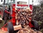 Log Splitter Machine Is Very Impressive
