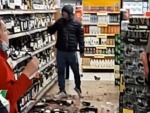 Loose Cunt Smashing Up The Booze Aisle
