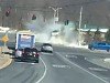 Loses His Brakes And Spectacularly Blows Straight Through An Intersection
