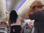 Lovers Quarrel Breaks Out On A Plane
