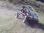 Lucky Their Buggy Has A Roll Cage

