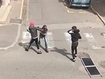 Man Takes On 2 Muggers And Makes Them Piss
