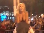 Mechanical Bull Riders Tits They Do Fall Out
