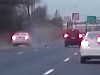 Moronic Driver Crashes Spectacularly
