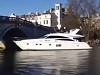 Motor Yacht Has Trouble Getting Under A Bridge