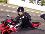 Motorbiker Fleeing Police All Caught On His Gopro
