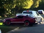 Mustang Rips A Shit Burnout And Writes His And Another Car Off
