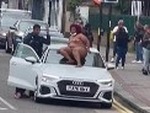 Naked Woman Causing A Disturbance
