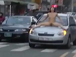 Naked Woman Having Some Sort Of Public Mental Breakdown
