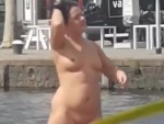 Naked Woman Takes A Stroll Around Town
