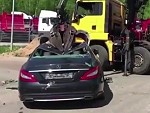 Newish Mercedes Is Destroyed For Wrecking WTF
