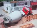 No One Considered The Weight Of A Loaded Cement Truck?
