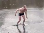 Not Ideal Conditions For Ice Skating
