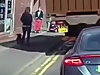 Oblivious Pedestrian Almost Almost Almost Lost Her Head