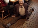 Old Guy Demonstrates How He Impresses The Ladies
