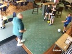 Old Timer Tries To Milk A Penalty

