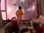 Old Timers Could Not Care Less About Fireworks Show
