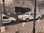 Out Of Control Arab Totally Wrecks His Truck
