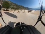 Paraglider Takes Some Cunts Out
